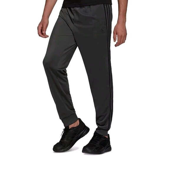 adidas Mens Tricot Track Jogger Grey/Black Joggers Pants H46109 Size 2XL - Picture 1 of 6